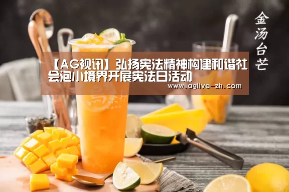 【AG视讯】弘扬宪法精神构建和谐社会泡小境界开展宪法日活动(图1) AG竞猜